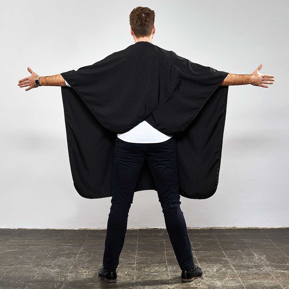 Trend Design Herren Schneideumhang - Schwarz mit Hakenverschluss